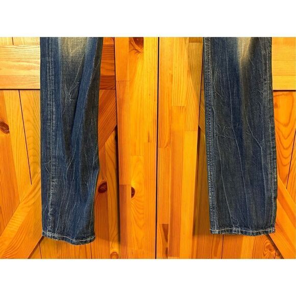 Diesel Thavar 27x32  008QL slim skinny Jean distressed medium wash (4860) - Picture 2 of 9